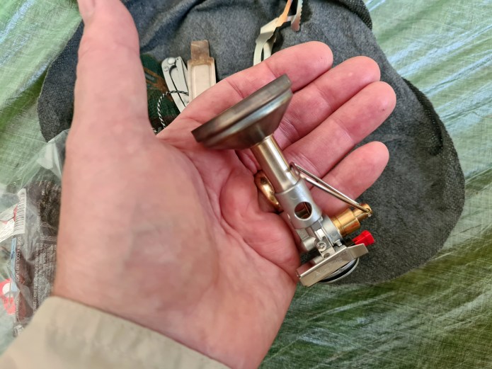 Windmaster stem prior to fitting pot support