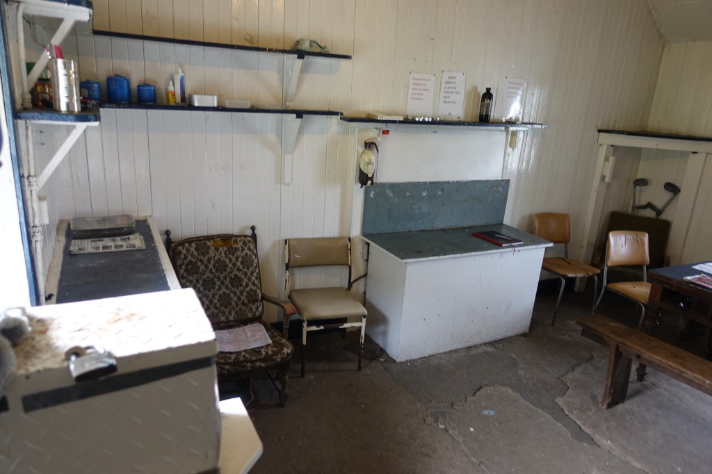 Barisdale estate bothy. Scottish Highlands. A small selection of abandoned yet full bright blue Campingaz canisters there to be used