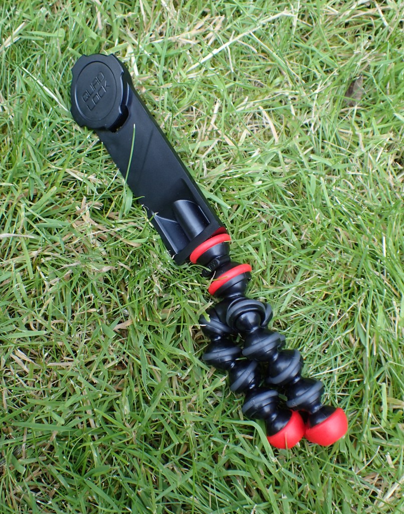 GorillaPod Magnetic Mini attached to Quad Lock adapter