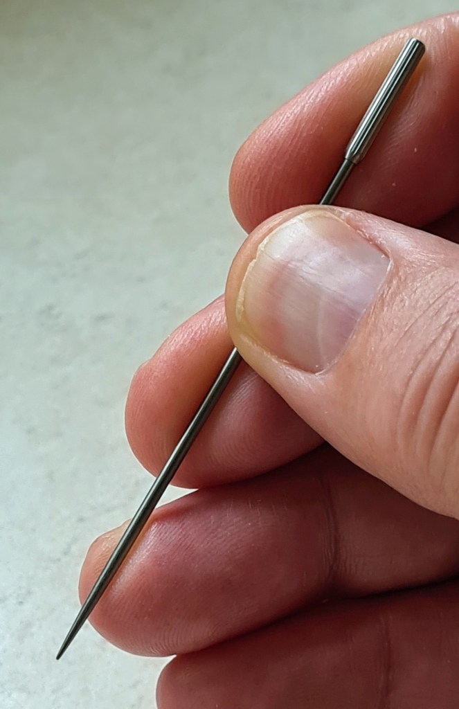 Titanium toothpick for removing O-rings from gas stove connectors