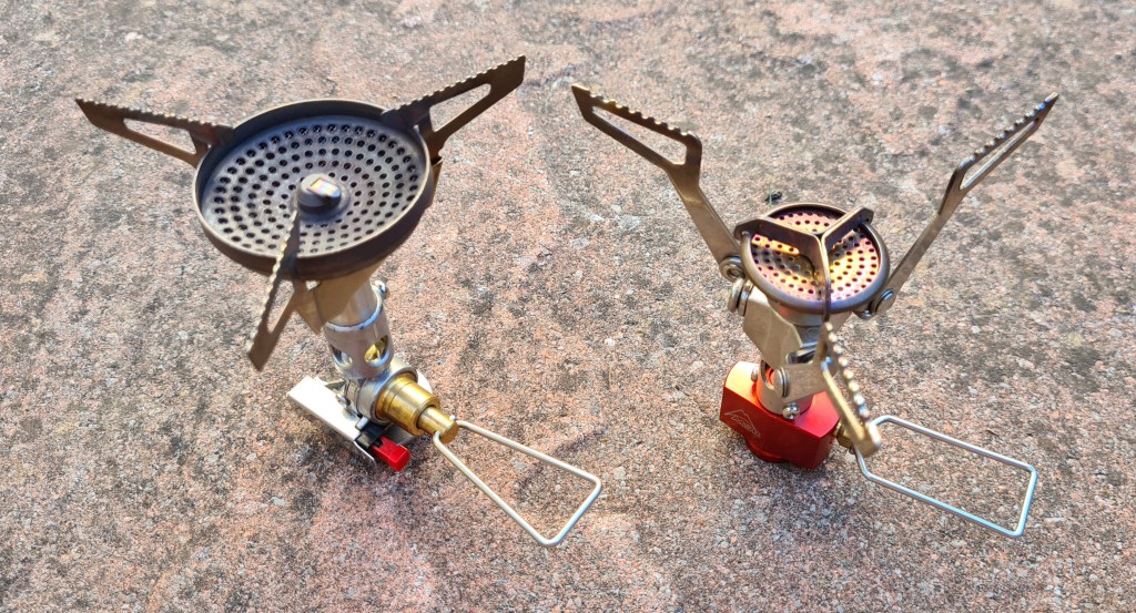 Soto Windmaster and MSR Pocket Rocket 2