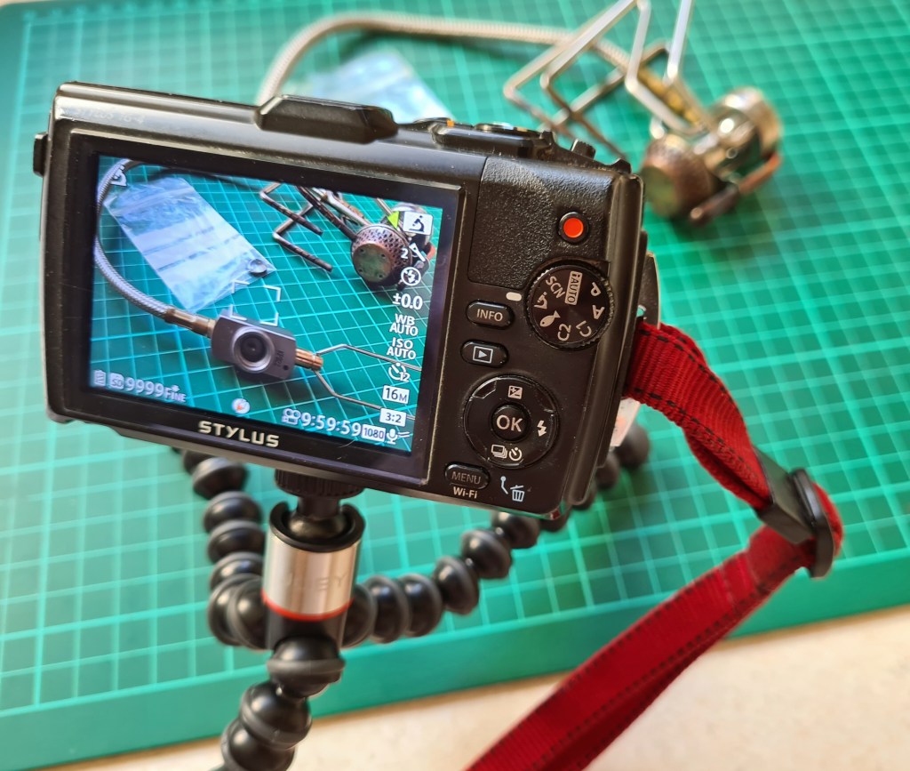 GorillaPod 325 in use preparing next blog