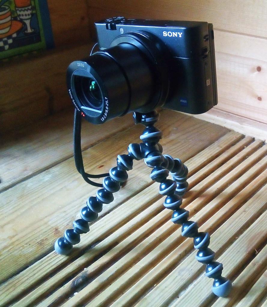 Gorillapod with my Sony RX100v while backpacking the Offa's Dyke Path