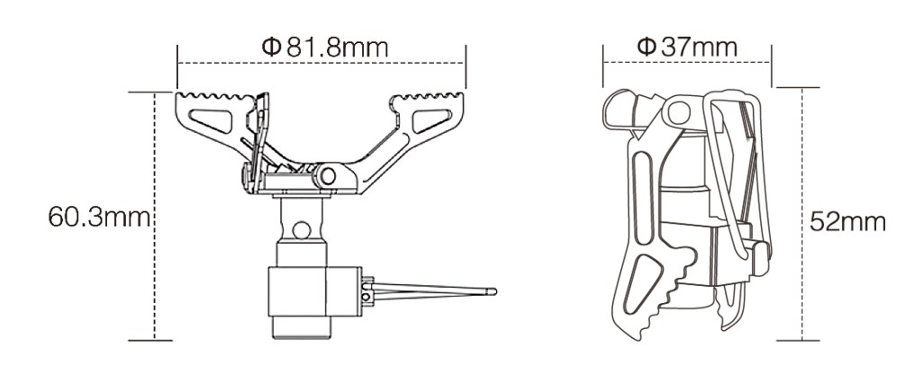 Specs for the BRS 3000-T
