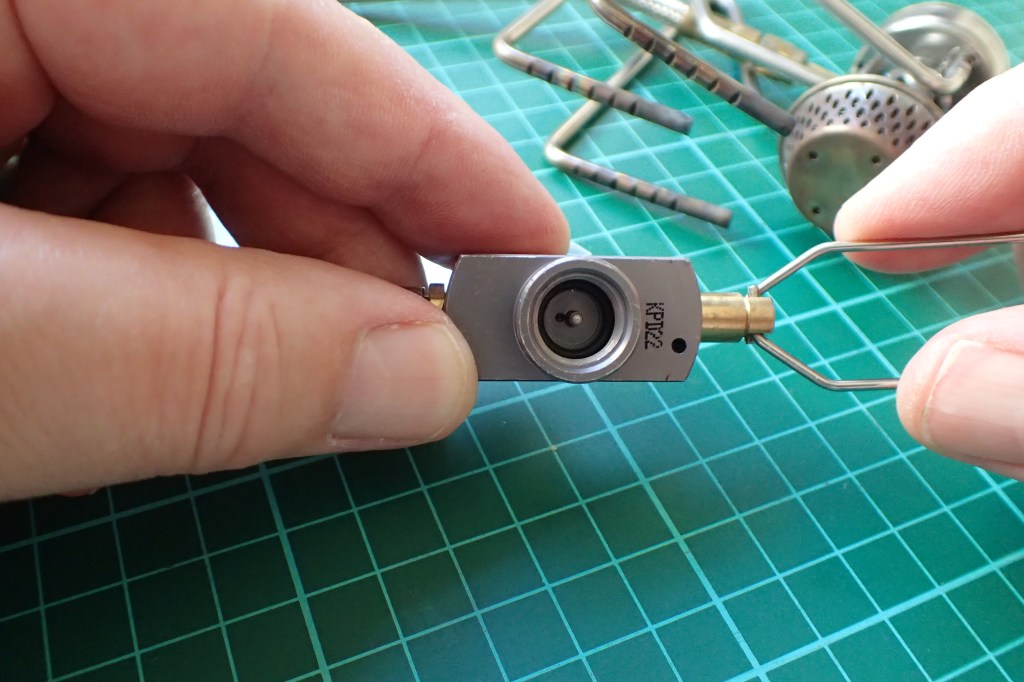 Check replacement O-ring is seated correctly with no damage, then screw on canister to firmly seat home and ensure a seal is maintained