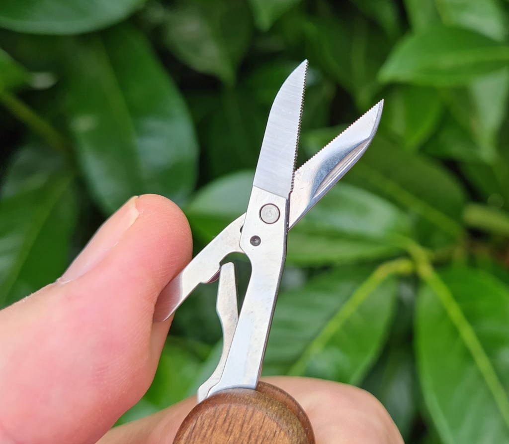 Micro-serrations are found on the scissors on both the Evowood 81 and NailClip 580