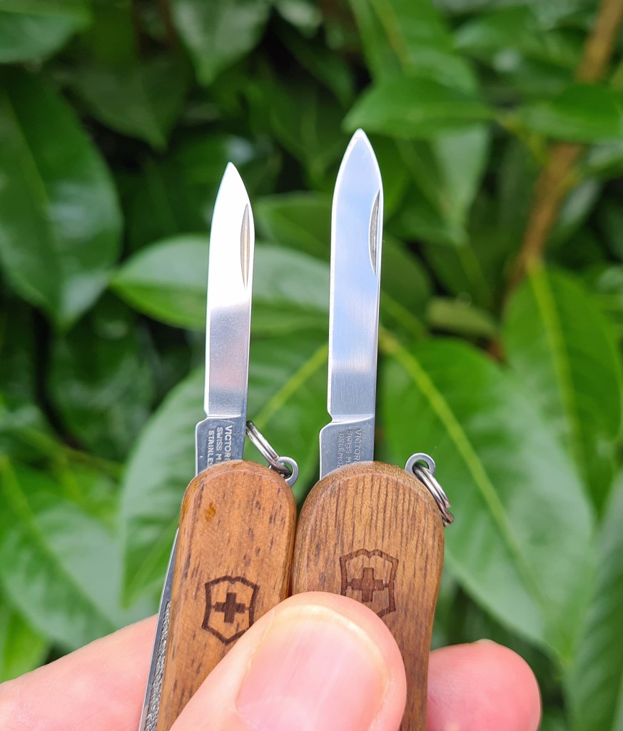 Blades on 58mm Classic and 65mm Evowood 81 compared