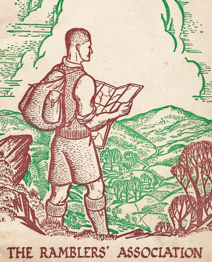 Cover of Ramblers' book on navigation, 1946