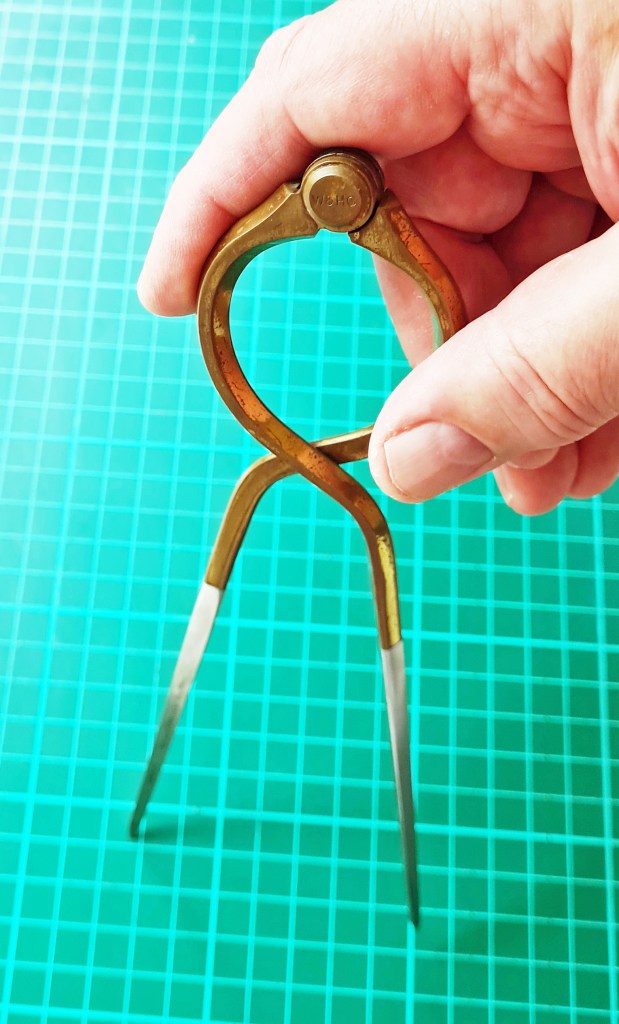 Calipers can be 'walked' across a chart to measure distance