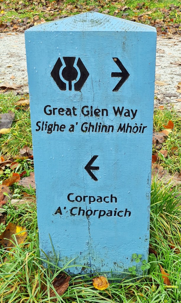 The Great Glen Way is well sign-posted throughout
