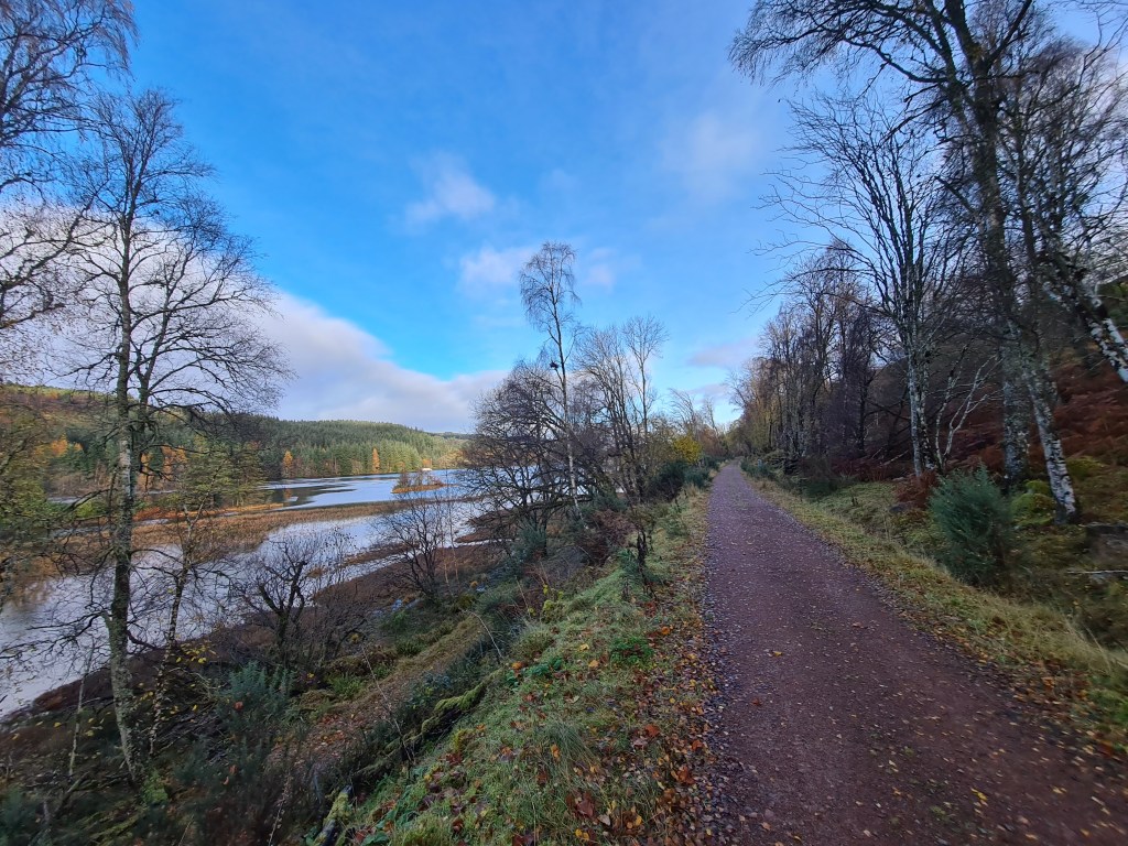 Trackbed beside Loch Oich