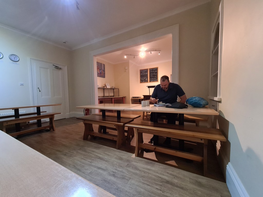 Billy No Mates at breakfast