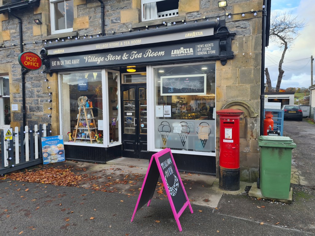 The village store & tea room is just one of a couple of options at Drumnadroichit