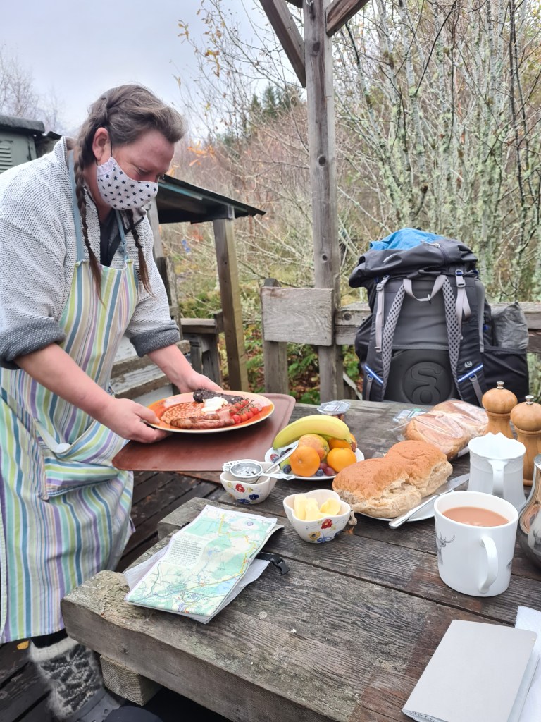 Breakfast at the Abriachan Eco-Cafe