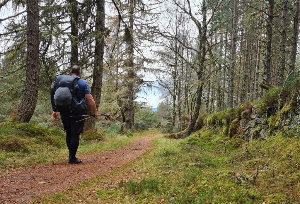 Drove Road from the 17/1800s leans the Great Glen Way backpacker down to Inverness