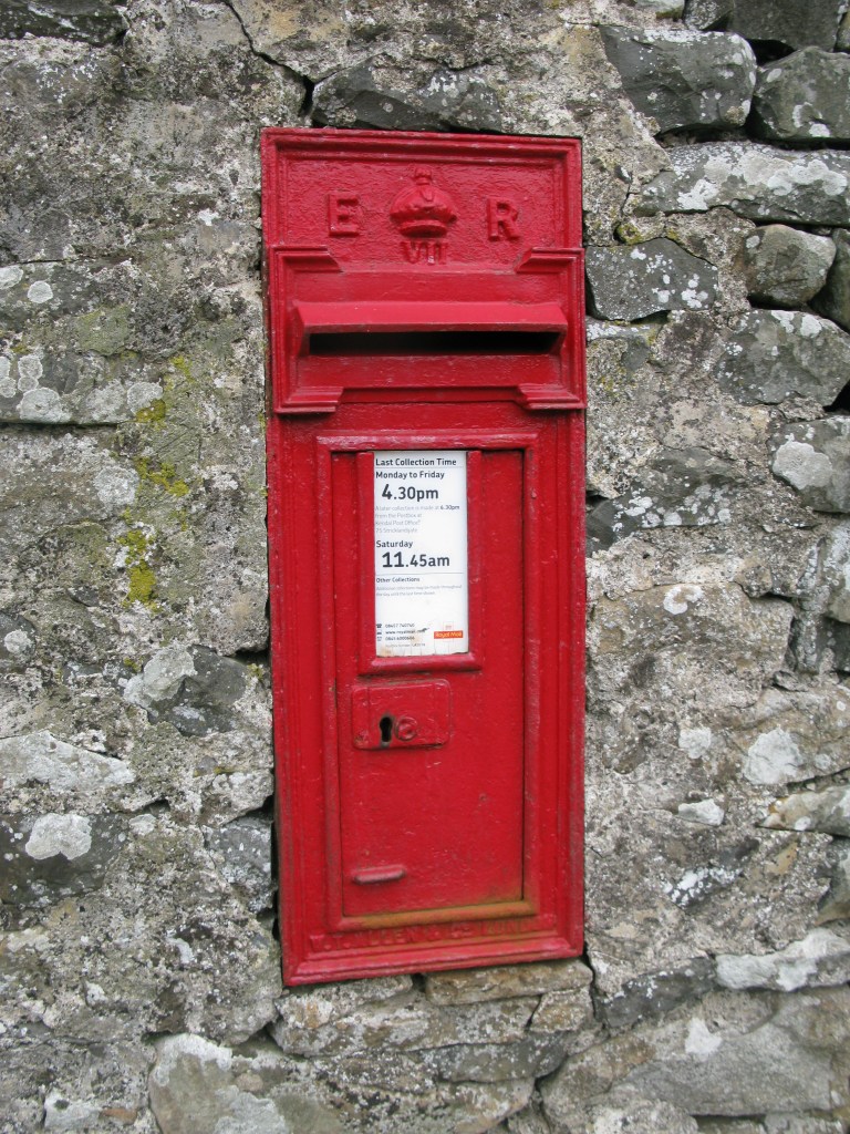 EviiR wall box with modified aperture. Photographed on the Dales Way