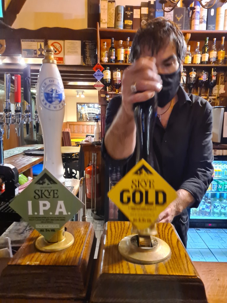 Great beer at The Bothy