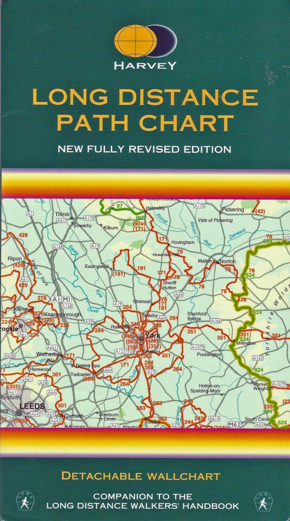 Harvey Long Distance Path Chart, 2002