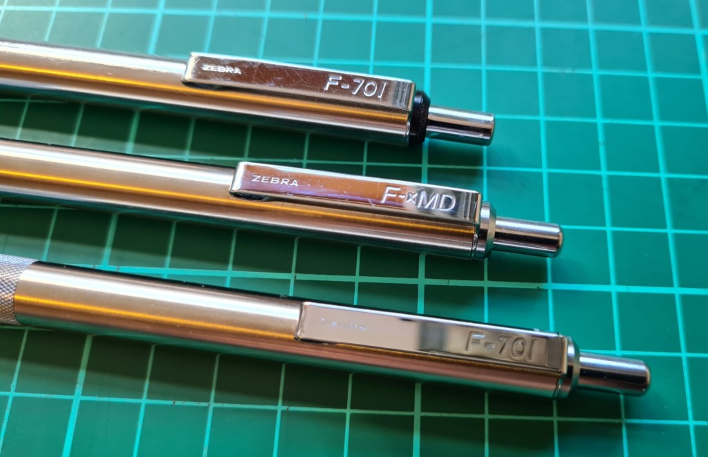 Original F-701, F-xMD and current incarnation of F-701