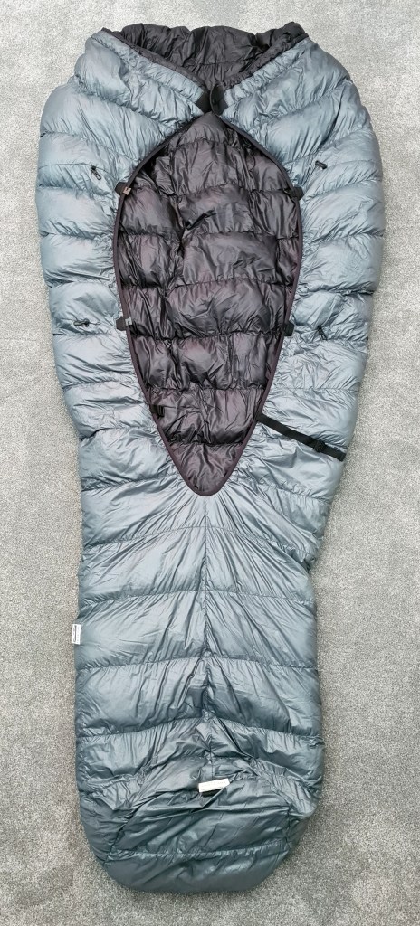 Katabatic Palisade quilt, bottom (open) side