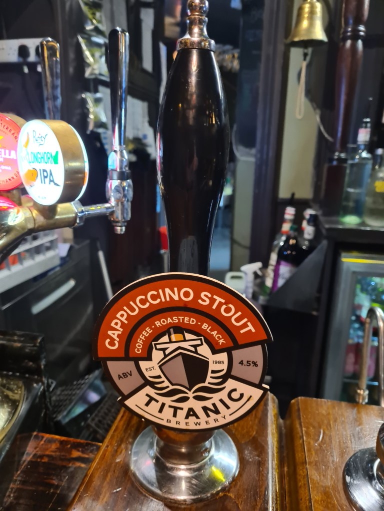 Cappuccino Stout from the Titanic brewery