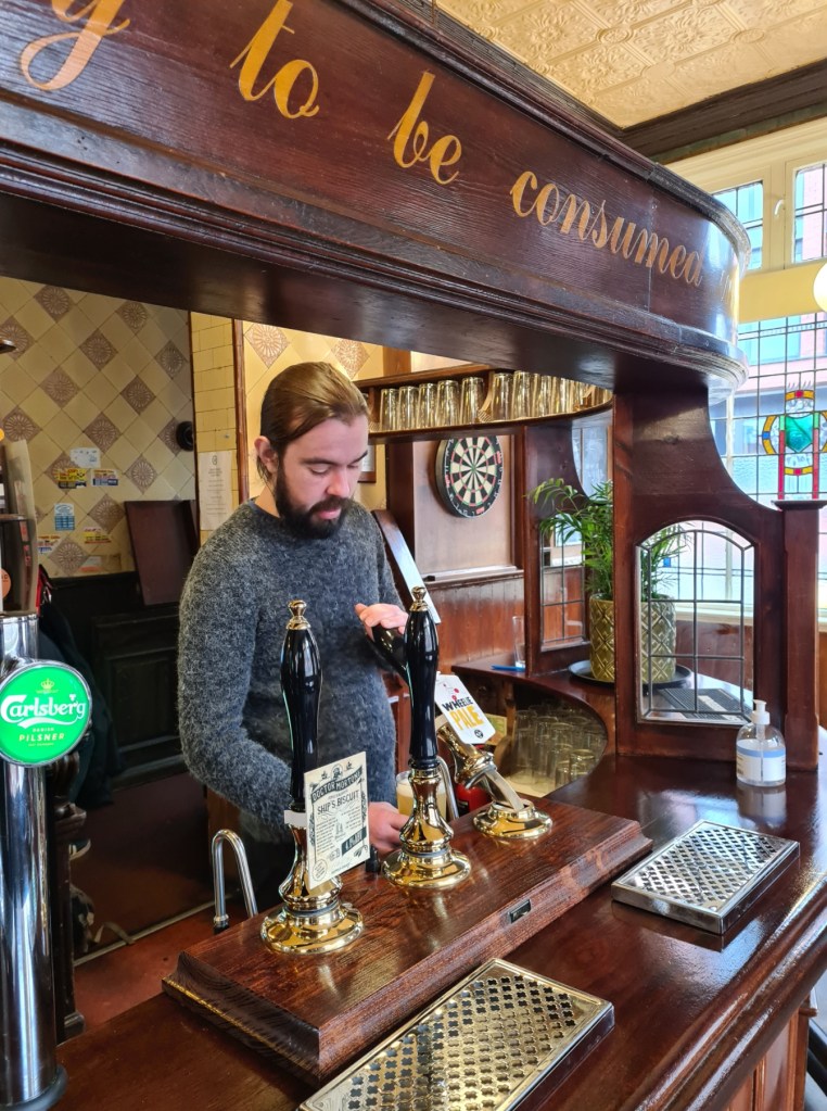 Wheelie Pale ale at the White Swan