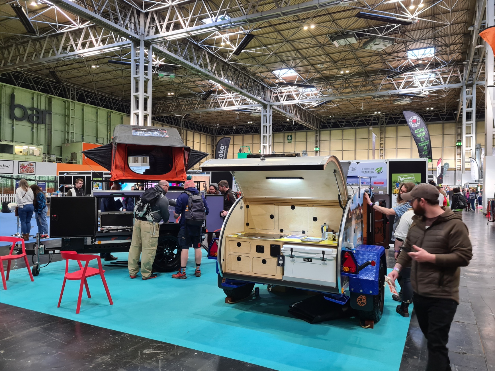 The 'Outdoors' remit of the show was stretched in places with some expensive and niche products