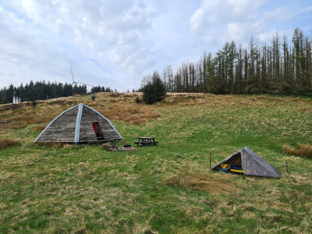 Day two on trail. Wildcamp at Beehive bothy