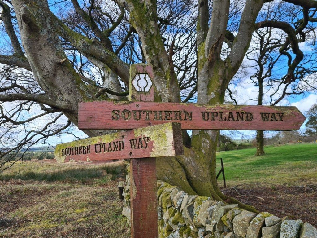 Southern Upland Way marker posts