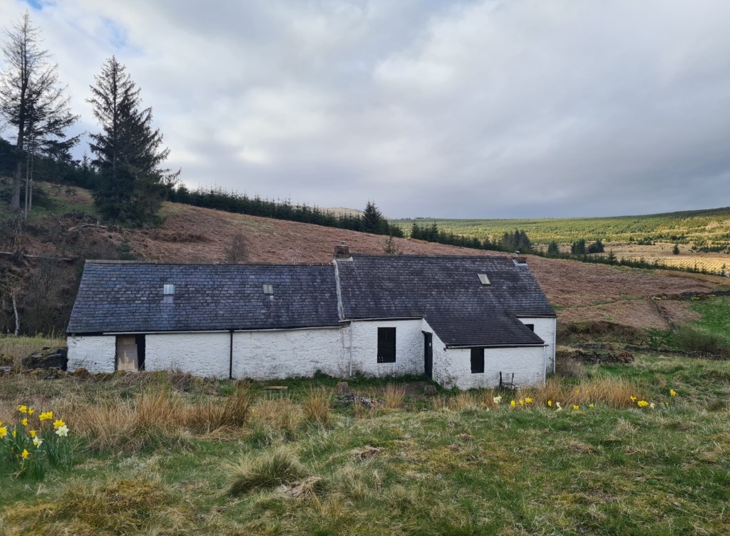 Ninth night on trail was spent at Brattleburn bothy