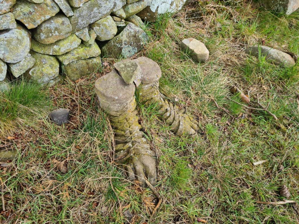 Joy Parker's kist is found on the roman road that runs out of Melrose