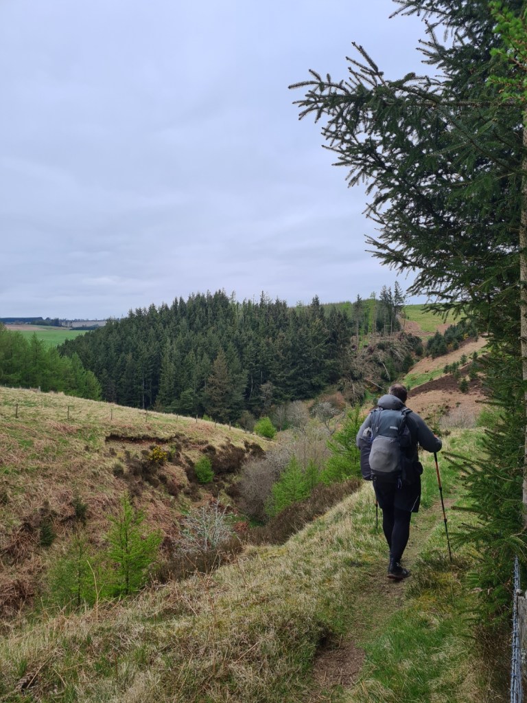 Approaching Abbey St. Bathans