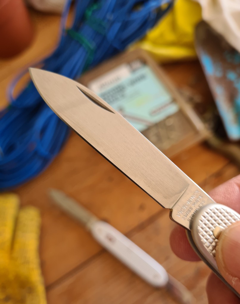 Both Swiss Army 1 and Swiss Army 2 have a good practical sized blade