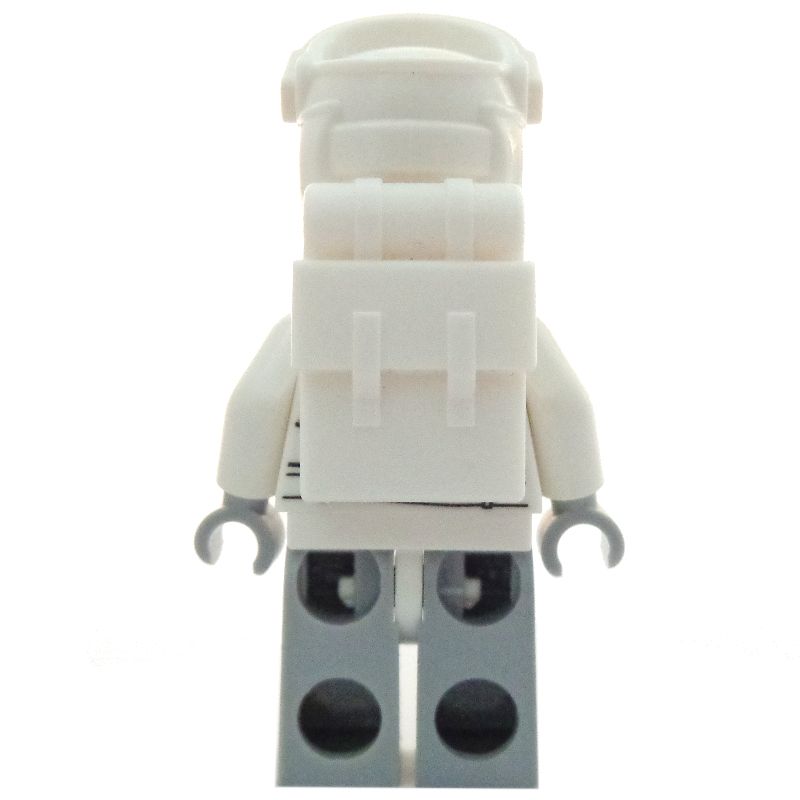 White backpack from Lego's Rebel Trooper went on to be included with 2008 Hiker minifigure