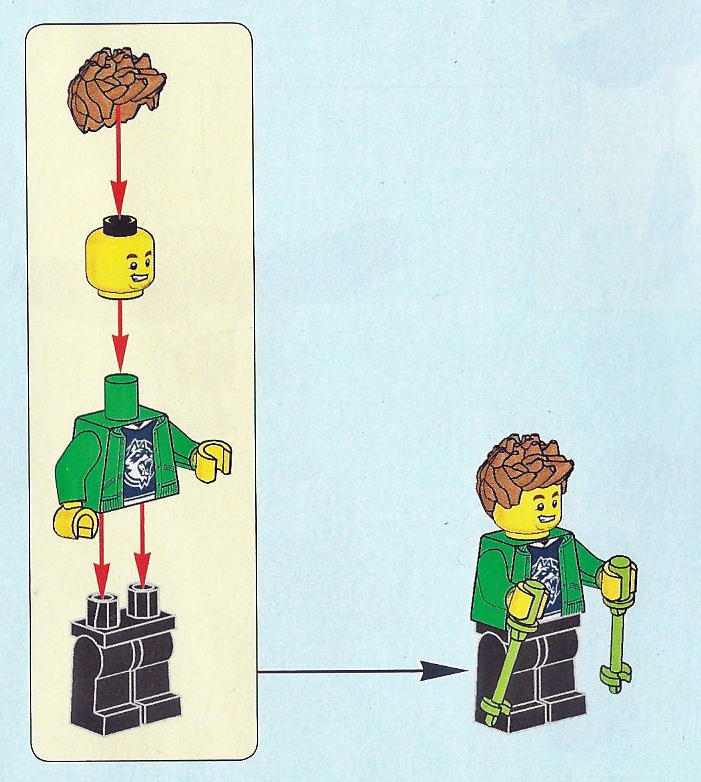 Assembly instructions for Lego Hiker
