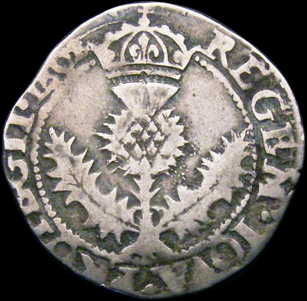 Quarter thistle Merk, James VI, 1602
