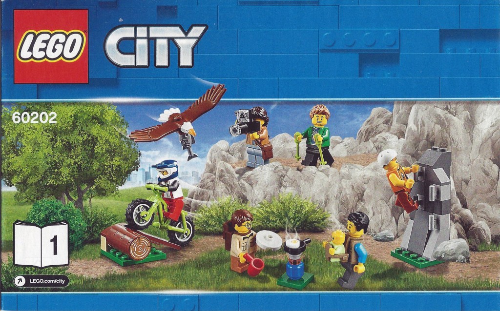 Instruction manual included with Lego set 60202