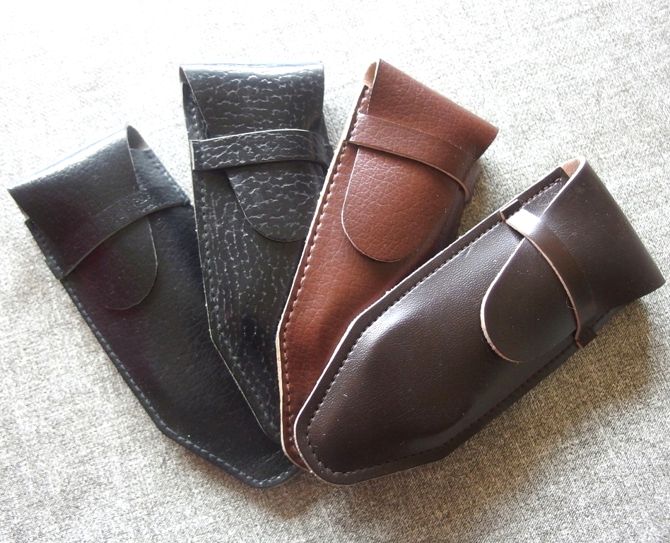 The type of leather pouch supplied with the Inco measure varied with seemingly no reason or continuity other than personal buyer preference