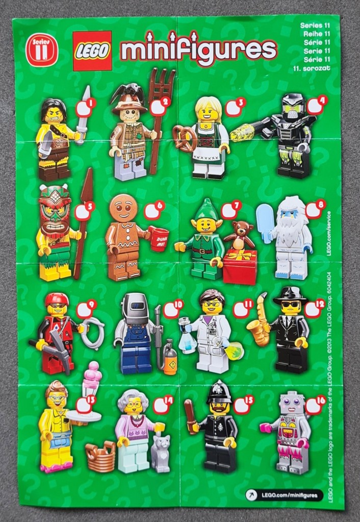 Leaflet from blind bag