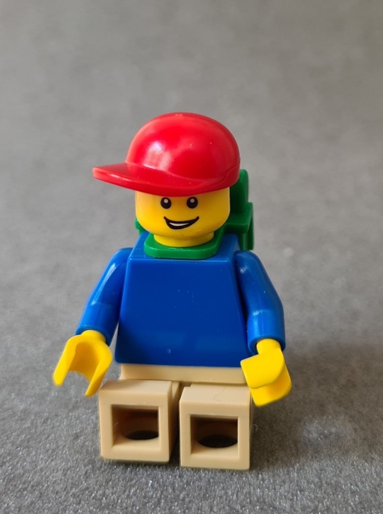 Seated Log Cabin Backpacker