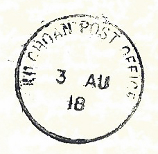 Kilchoan Post Office stamp from journal