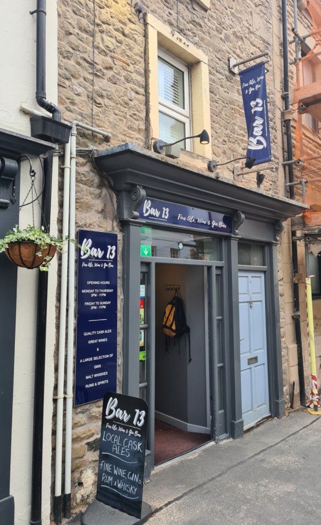 Bar 13 micropub in Settle, thoroughly recommended