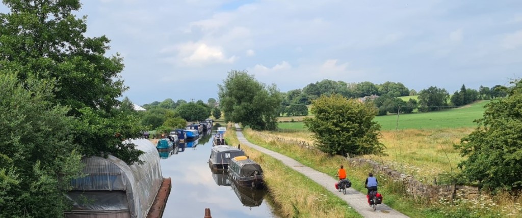 Crossing the Leeds and Liverpool Canal at Barnoldswick