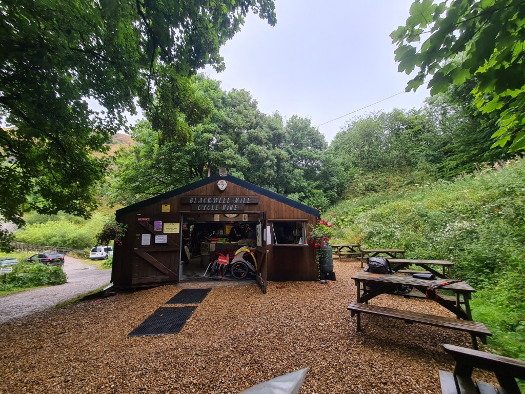Cycle hire at Blackwell Mill