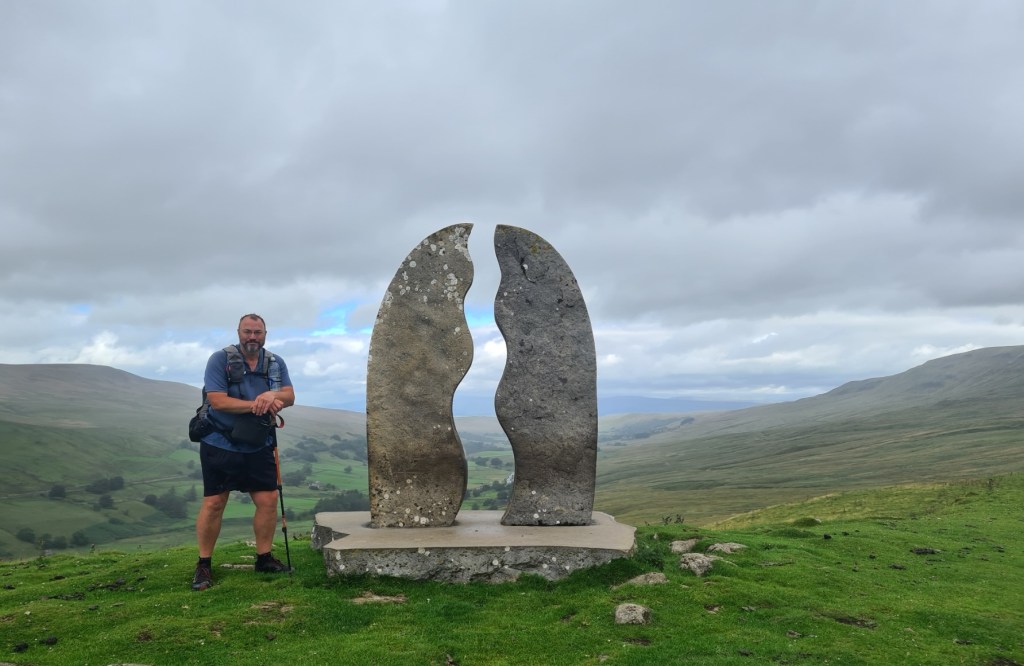 The Water Cut by Mary Bourne. One of ten contemporary sculptures along the River Eden