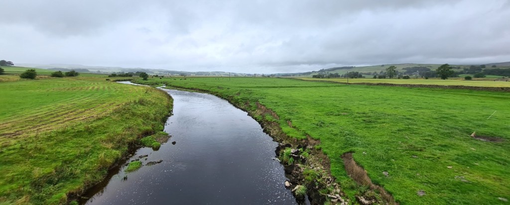 Miles of grazing pasture made for less interesting walking