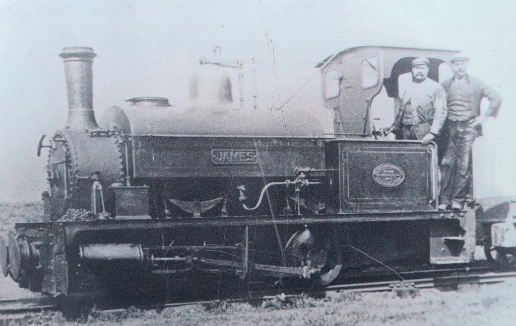 Loco James on the Cloughfold to Crag quarry