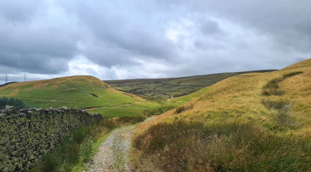 The end of day five, heading to an early camp on the Mary Towneley Loop