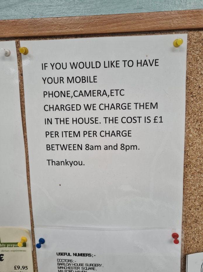 The free charging the mobile at West Hook