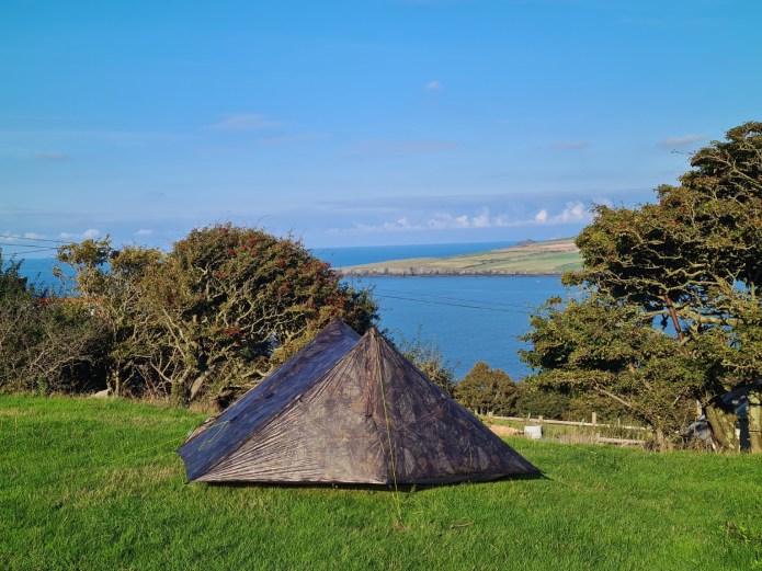 A final pitch on the Pembrokeshire Coast Path